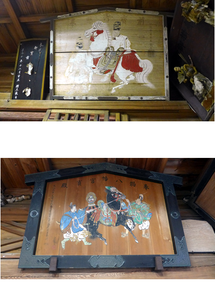 加藤文麗（泰都）筆の絵馬・加藤泰済公奉献の絵馬